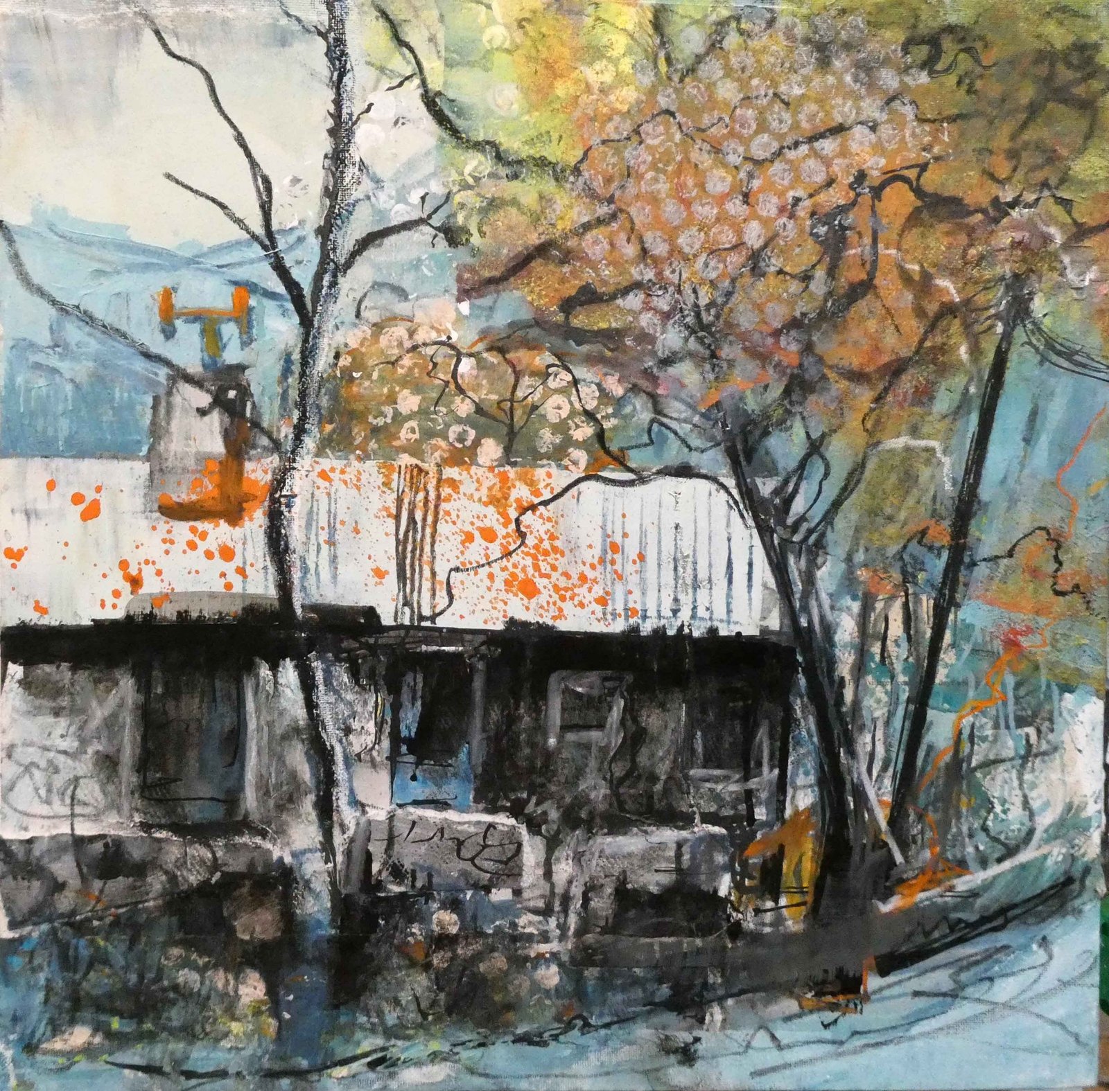 An Acrylic painting